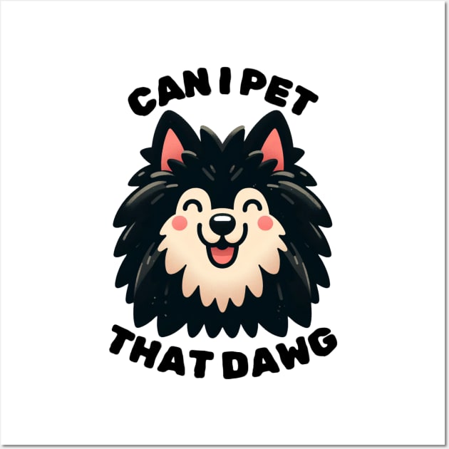 Cat I Pet that Dawg? Wall Art by PunnyBitesPH